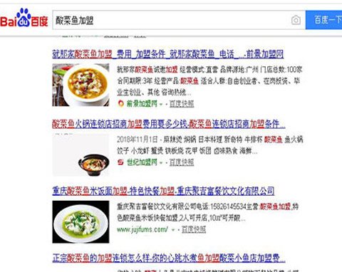 酸菜魚(yú)加盟-聚吉網(wǎng)站快速優(yōu)化排名