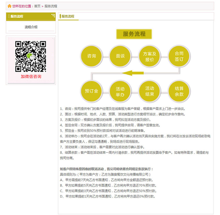 東莞臻宴飲食網(wǎng)站建設(shè)案例