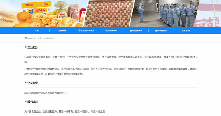 企友管理品牌型網(wǎng)站制作案例